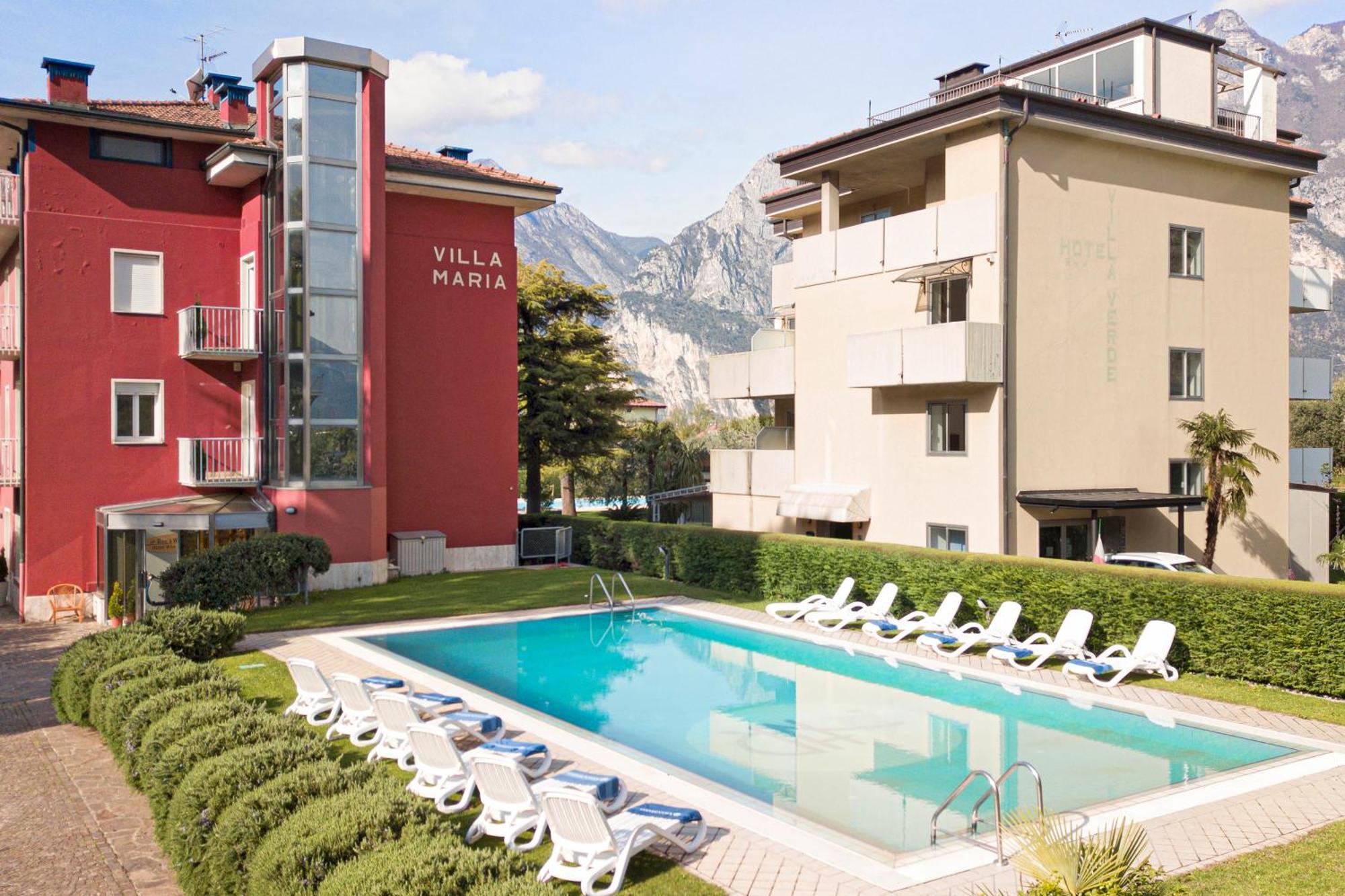 Bike & Wind Hotel Villa Maria Torbole Sul Garda Exterior foto